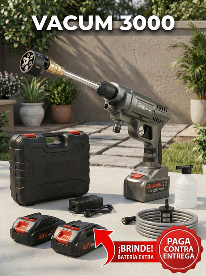 🚿 Vacum 3000 Industrial + Batería Gratis | Oferta Válida Hasta 23:59 🎁